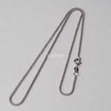 Solid 925 Sterling Silver Popcorn Chain Necklace