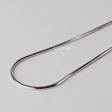 Solid 925 Sterling Silver snake Chain Necklace,Basic Chains for Pendants