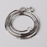 Solid 925 Sterling Silver snake Chain Necklace,Basic Chains for Pendants