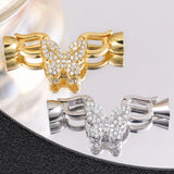 2Pcs 18K Silver Fasteners Clasp for DIY Baroque Pearls Jewelry Making