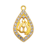 10Pcs DIY Crescent Allah Muslim Charms for Islamic Jewelry Making