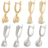 18K Plated Ear Wire Fixture Hooks for DIY Jewelry Making