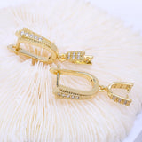 18K Plated Ear Wire Fixture Hooks for DIY Jewelry Making