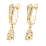 18K Plated Ear Wire Fixture Hooks for DIY Jewelry Making
