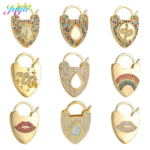 18K Plated Screw Locket Pendant Clasps for Jewelry Making