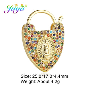 18K Plated Screw Locket Pendant Clasps for Jewelry Making