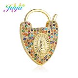 18K Plated Screw Locket Pendant Clasps for Jewelry Making