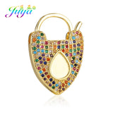 18K Plated Screw Locket Pendant Clasps for Jewelry Making