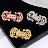 18K Plated Jewelry Closure Lock Clasps for DIY Bracelet Necklace Making