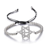 18K Star Of David Charm Bracelet