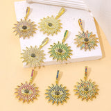 18K Plated Evil Eye Shell Charm for DIY Jewelry Making
