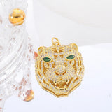 18K Plated Rainbow Zirconia Charm Pendants