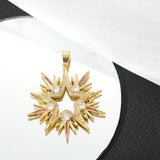 18K Plated Multicolor Enamel Evil Eye Pendants for DIY Jewelry