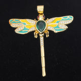 18K Plated Multicolor Enamel Evil Eye Pendants for DIY Jewelry