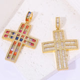 18K Plated Religious Talisman Jewelry Cross Pendant