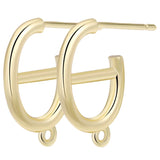 6Pcs/Lot 18K Plated Anti-Allergy Earwire Earring Hooks
