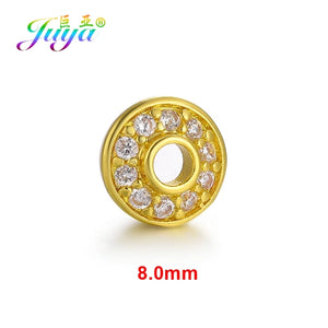 5Pcs/Lot Rondelle Flower Bead Caps For Jewelry Making