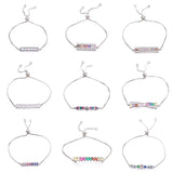 Crystal Claw Chains Bracelets Rainbow CZ Adjustable Charm