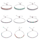 Crystal Claw Chains Bracelets Rainbow CZ Adjustable Charm
