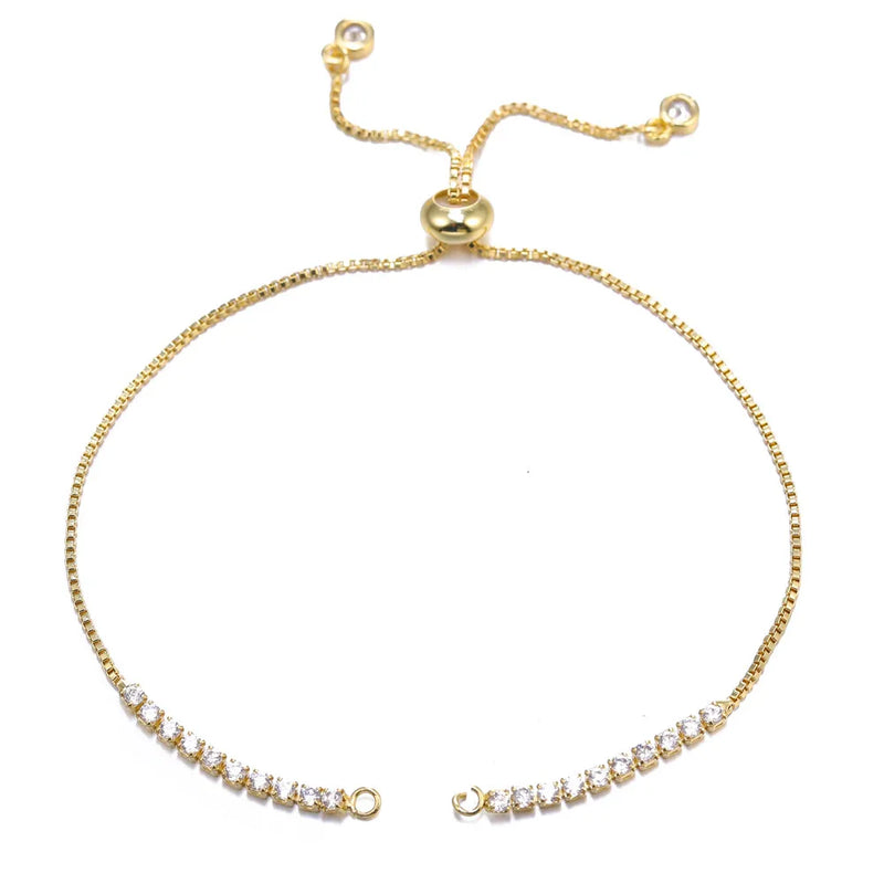 3Pcs/Lot Adjustable Slider Chains for DIY Charms Bracelets