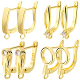 8 Pcs/Lot 18K Plated Ear Wire Hooks for Earrings Making
