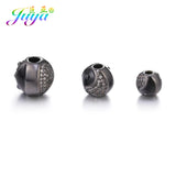 4Pcs/Lot DIY Taichi Yin Yang Enamel Metal Ball Charm Beads