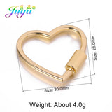4pcs DIY Carabiner Fasteners for Punk Jewelry Making