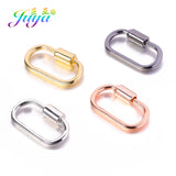 4pcs DIY Carabiner Fasteners for Punk Jewelry Making