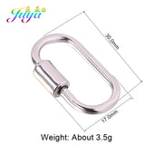 4pcs DIY Carabiner Fasteners for Punk Jewelry Making