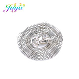 4pcs DIY Silver/Rose Needle Pin Clasp Box Chains For Necklace Making