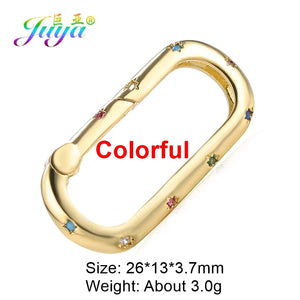 5pcs Spring Lock Hook Clasp for Jewelry Making