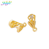 8Pcs DIY Pinch Bails Hooks For Jewelry Making