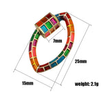 Colorful Lightning Spiral Clasps Jewelry Making