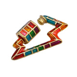 Colorful Lightning Spiral Clasps Jewelry Making