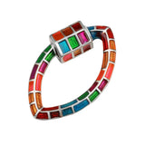 Colorful Lightning Spiral Clasps Jewelry Making