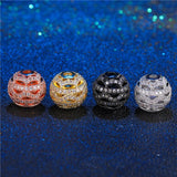 DIY 10mm 12mm Ball Beads Infinity Metal Beads Natural Stones Beadwork