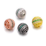 DIY 10mm 12mm Ball Beads Infinity Metal Beads Natural Stones Beadwork