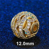 DIY 10mm 12mm Ball Beads Infinity Metal Beads Natural Stones Beadwork