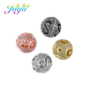 10mm Metal Beads Accessories for Stone Beading Jewelry Making