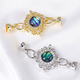 18K Plated Enamel Pendant Fastener Lock Clasps for Jewelry Making