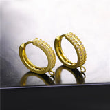 18K Gold Plated Base Metal Earring Hooks Earwire Fixtures Accessories