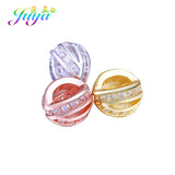 DIY Beads Jewelry Accessories Decorative Big Hole X Copper Spacer Beads