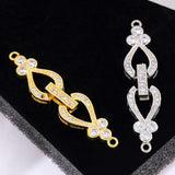 DIY Beadwork Jewelry Fastener Locks Closure Beads Pearls Clasps Fittings