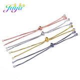Adjustable Silver Thread Slider Connect Chain Accessories