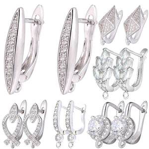 DIY Creative Bails Ear Wire Hooks Fixture Accessories For Women Earring Making