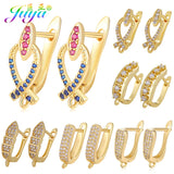 DIY Fastener Ear Wire Earring Hooks for Charms Jewelry Making