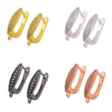DIY CZ Leverback Earwire Hooks for Earrings