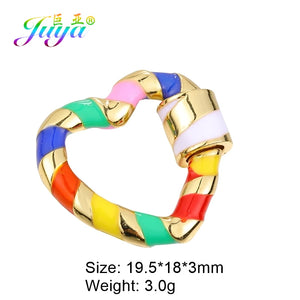 Multicolored Carabiner Lock Clasps for Jewelry Making