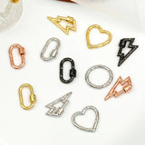 DIY Charms Jewelry Making Accessories Lobster Locks Carabiner Clasps