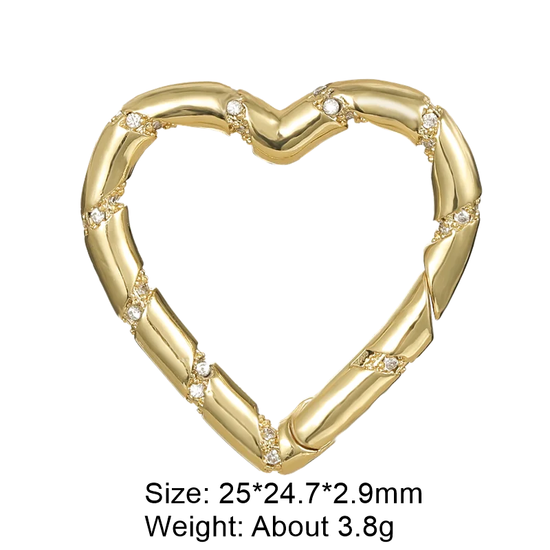 DIY Charms Jewelry Making Accessories Lobster Locks Carabiner Clasps